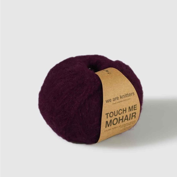 NWT We Are Knitters Touch Me Mohair Bordeaux Maroon Lace Weight Yarn Bundle 4 - Picture 4 of 15